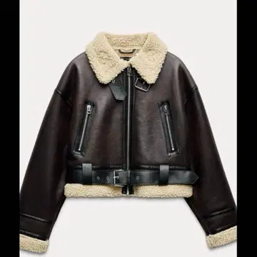 ZARA 숏 기장 더블 페이스 자켓