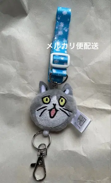 일하는 고양이 봉제 인형 낚시릴 스트랩 인형뽑기 경품