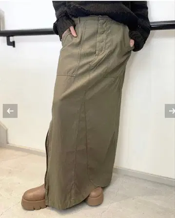 L'Appartement Military Maxi Skirt 36