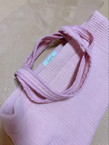 비오는날 2way 가든 사쿠라 핑크 토트백 마더백