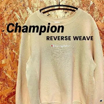 [ Champion ] 리버스 위브 크루넥 맨투맨 셔츠 청단 택 복각판