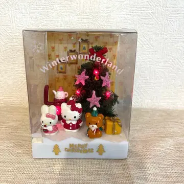 레어 빛나는 사운드 키티 크리스마스 마스코트 포함 트리 & 멜로디 세트