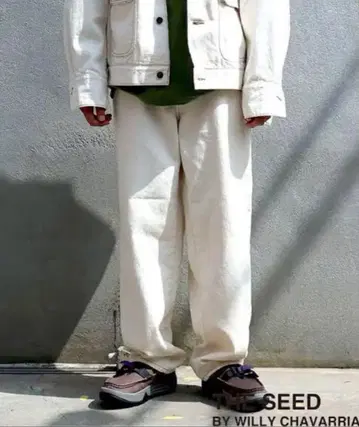 WILLY CHAVARRIA Fat Boy Denim 와이드 데님