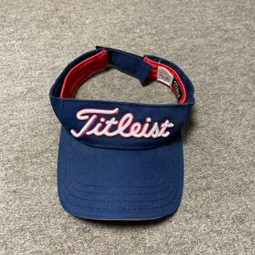 Titleist 골프 바이저 네이비/레드