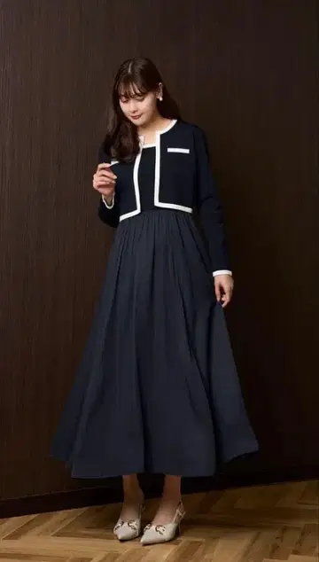 Herlipto Bicolor Knit Dress Set
