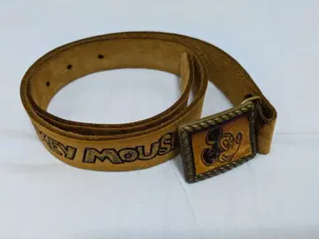 빈티지 미키마우스 가죽 벨트 디즈니