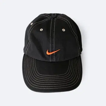 00s 나이키 6패널 캡 오렌지 로고