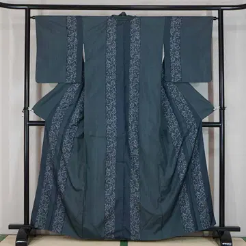 160cm 모던한 파랑 오시마 명주 염색 패턴 a703