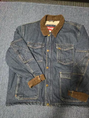 Wrangler 데님 자켓 보아 부착