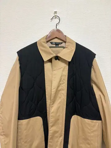 ZARA TRAVELER 트렌치코트 베이지/블랙