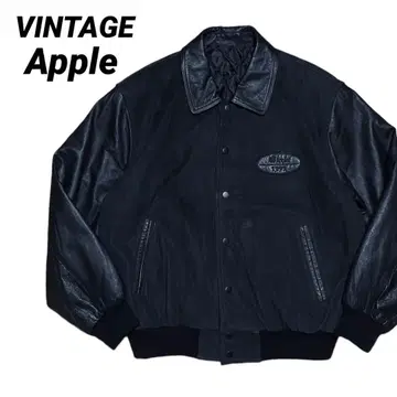 Apple 가죽 바시티 자켓 leather 1990s 1990년대