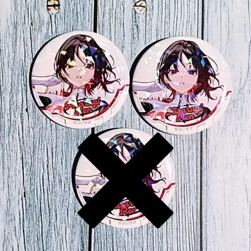 브이스포! VSPO! SHOWDOWN 키사라기 렌 캔뱃지 2개 세트