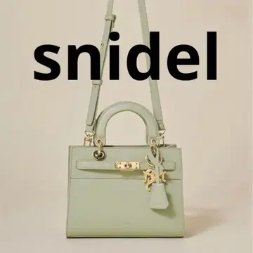snidel 라이트 그린 미니백 합성 피혁