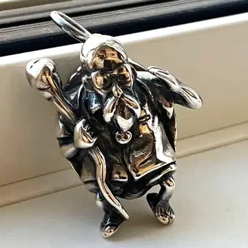 실버 925 거북선인 Master Roshi 목걸이 펜던트 탑