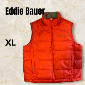 Eddie Bauer 에디 바우어 구스 다운 베스트 XL 오렌지 계열