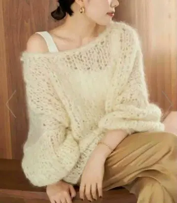 Plage HAND KNIT 점보타무 풀오버