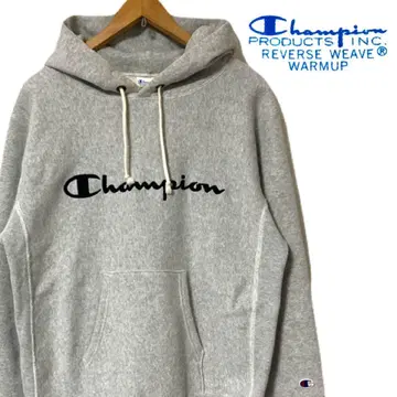 Champion Reverse Weave 후드티 그레이 리버스 위브
