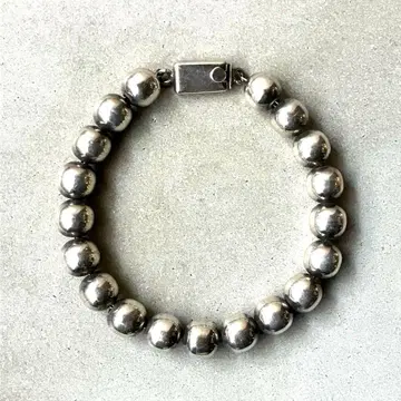 멕시코제 MEXICO VINTAGE 실버 펄 팔찌 925