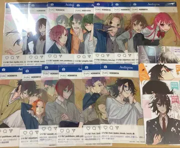 호리미야 애니메이트 특전 SNS풍 클리어 카드 코스터 전종 세트