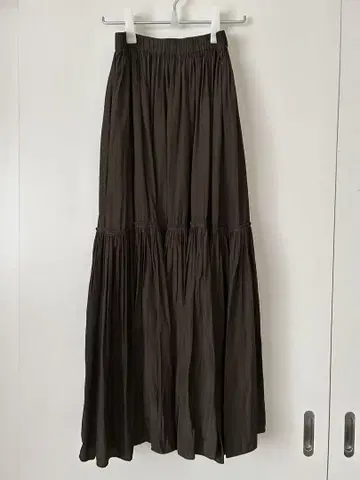 2025AW Deuxieme Classe * 개더 맥시 스커트