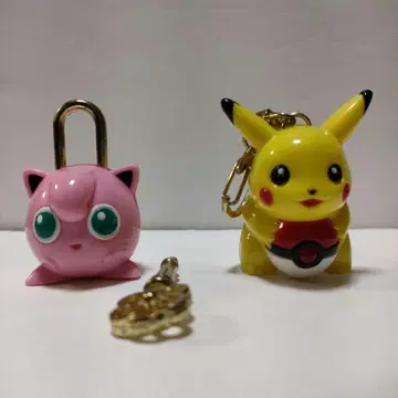 포켓몬 피카츄 키링 푸딩 자물쇠 세트