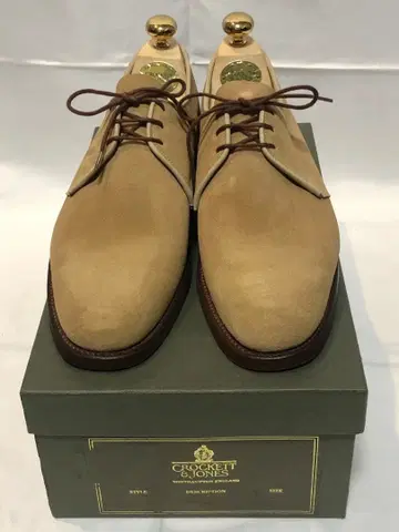 (미사용품) Crockett & Jones DARTFORD 스웨이드 신발