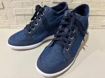 otto collection 데님풍 힐업 스니커즈 미사용 37