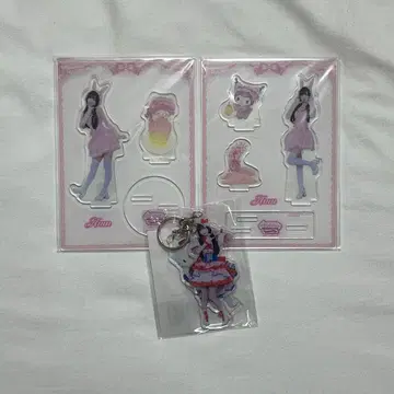 큐루링 해봐 신기루 아뮤 산리오 아크릴 스탠드 아크릴 키링