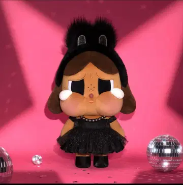 CRYBABY 클라이베이비 Shiny Shiny 봉제 인형 블랙