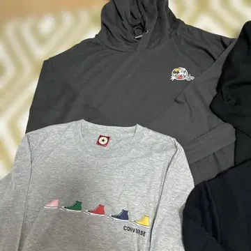 미키 컨버스 빅 사이즈 3L 4L 긴팔 T 세트