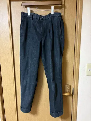 크로스 옷장 데님 블랙