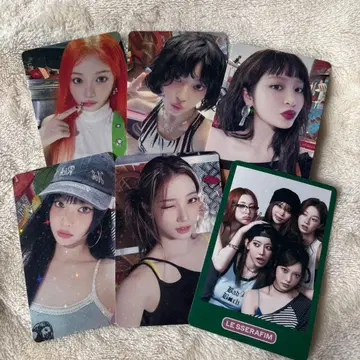 르세라핌 스파게티 위버스 특전 트레이딩 카드 미개봉