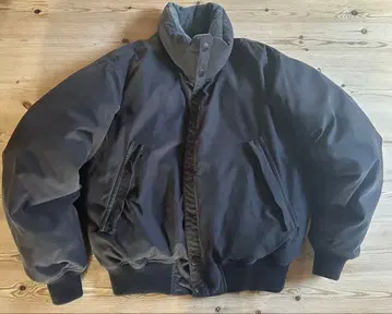 NAUTICA 다운 자켓 L 사이즈 블랙 레드 덕 다운