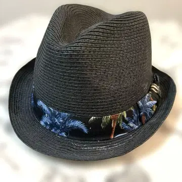 새상품급 뉴에라 골프 햇 밀짚모자 블랙 오샤레햇