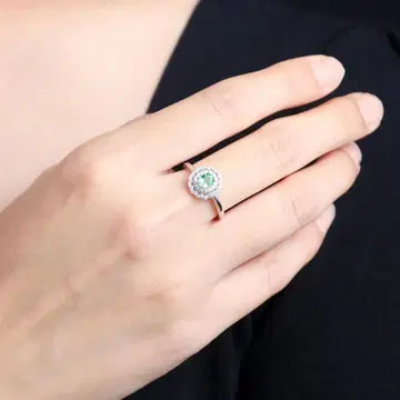 천연 차보라이트 반지 f