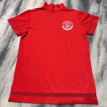 잭 버니 레드 하이넥 반팔 티셔츠 1