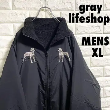 새상품급 gray lifeshop 나일론 보아 자켓 리버서블 XL