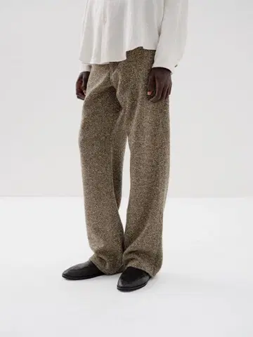 AURALEE Homespun Tweed Painter Pants