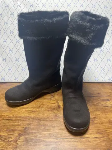 TOP DRY 롱 부츠 접이식 가능 퍼 포함 고어텍스 방수