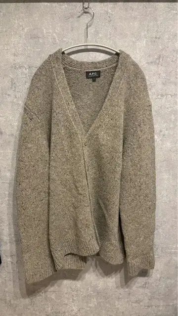 A.P.C 믹스 니트 가디건