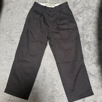 DENHAM 블랙 워크 팬츠 MEDIUM