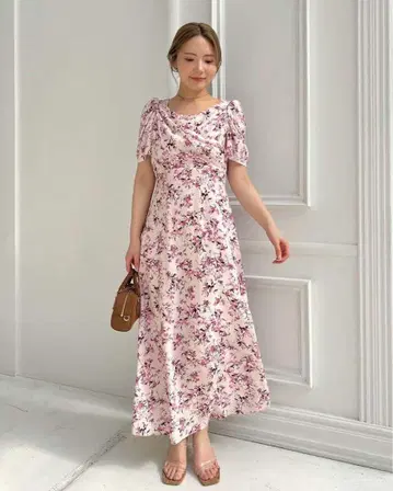 snidel 레이온 카슈쿨 프린트 원피스 2 사이즈