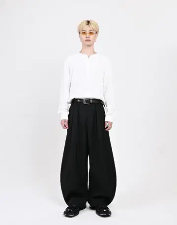 L2087 L 사이즈 지저인 ONLINE 벌룬 슬랙스