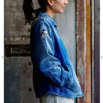 데님덩거리 스누피 자수 자켓 DENIMDUNGAREE