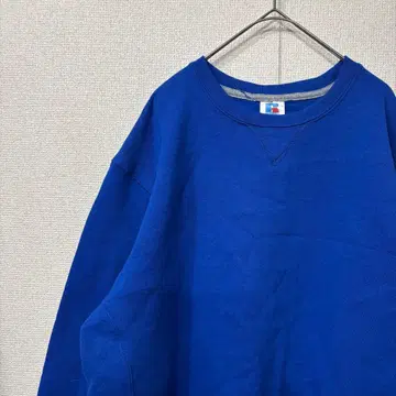 러셀 맨투맨 무지 블루 미국 빈티지 의류 XL 2959