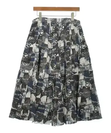 샤넬 롱 맥시 길이 스커트 여성용