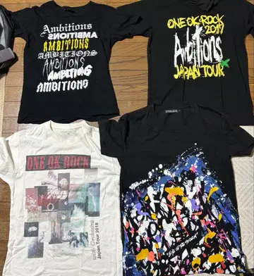 ONE OK ROCK 투어 셔츠 모음