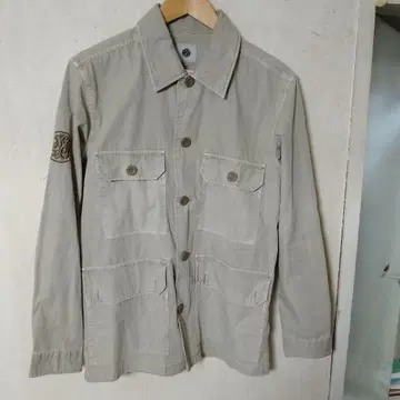 프리티 그린 커버올 XS 베이지
