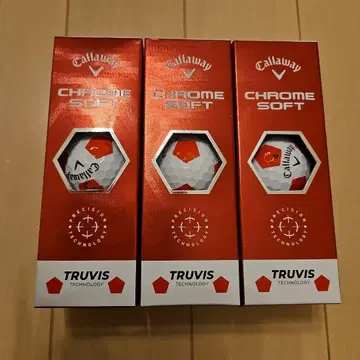 [ 미사용 새상품 ] Callaway CHROME SOFT 골프공 9개