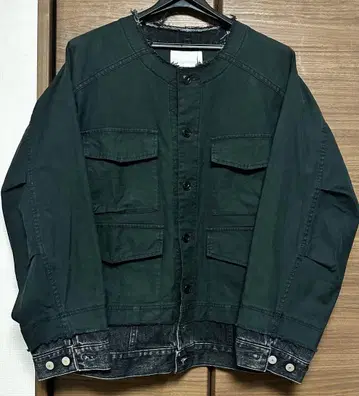EnharmonicTAVERN Layered MilitaryBlouson